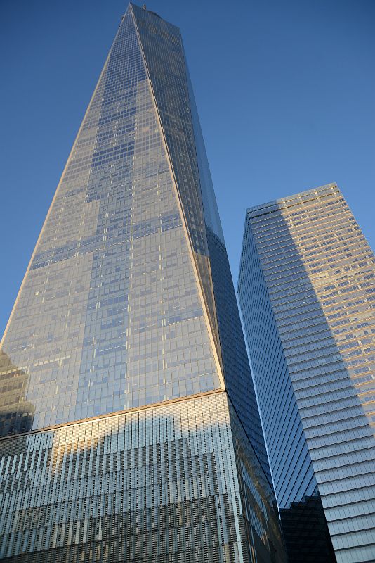 05A One World Trade Center And 7 World Trade Center From Below Late Afternoon